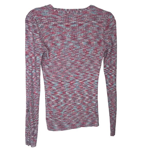 Sundance Ribbed Knit Henley Shirt Long Sleeve Casual Boho Style Sz S - Picture 5 of 8